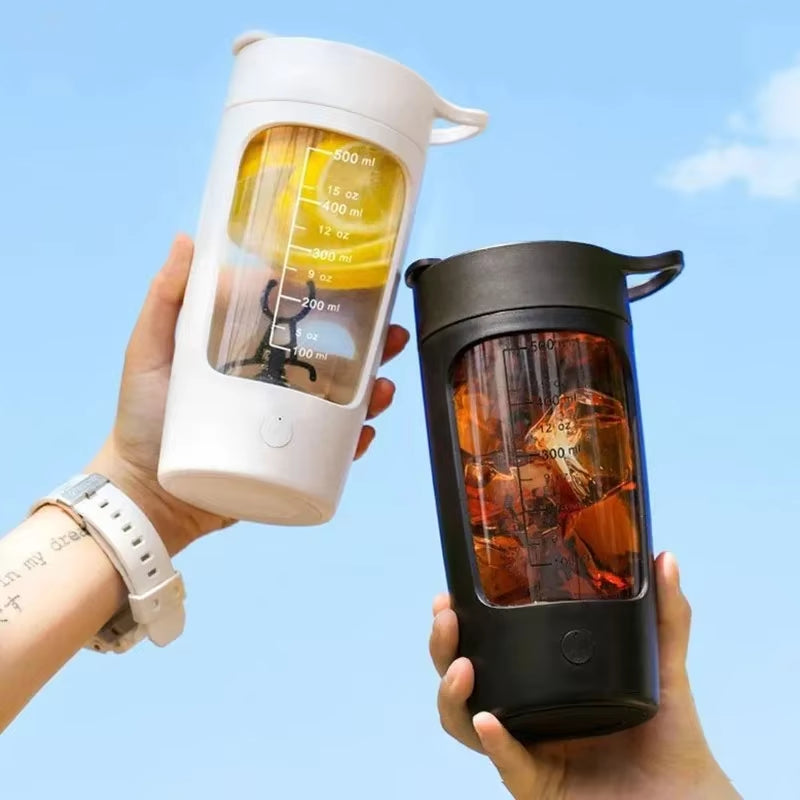 2025 New Automatic Stirring Cup 650Ml Fitness Sports Lipoprotein Powder Cup Electric Shaker Cup USB Portable Milk Shake Cup